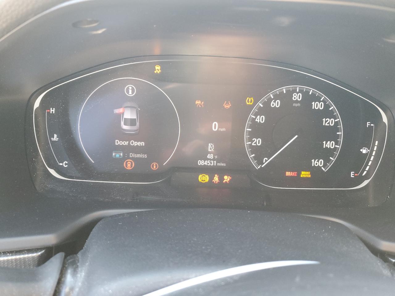 2021 Honda Accord VIN 1HGCV1F38MA076783 Copart auction photo, front end damage thumbnail 9