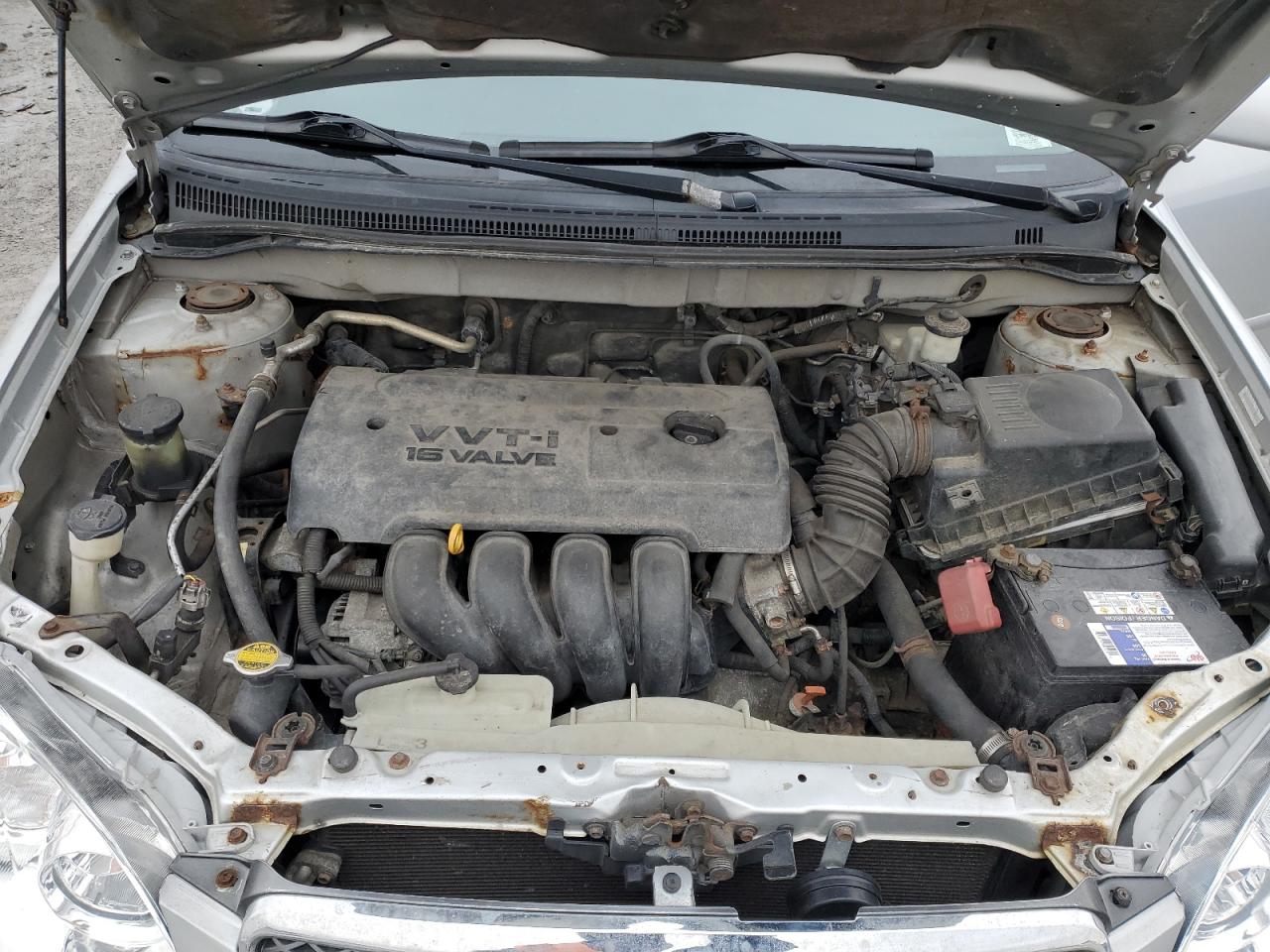 2007 Toyota Corolla VIN 1NXBR32E27Z814366 Copart auction photo, mechanical / all over damage thumbnail 11