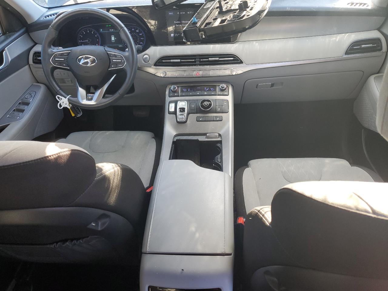 2021 Hyundai Palisade VIN KM8R34HE7MU201958 Copart auction photo, hail / top/roof damage thumbnail 8