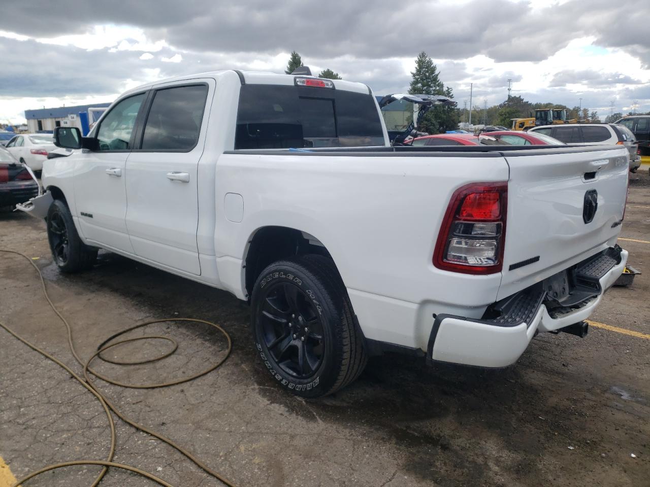 2022 RAM 1500 VIN 1C6RRFFGXNN385279 Copart auction photo, front end / rear end damage thumbnail 2