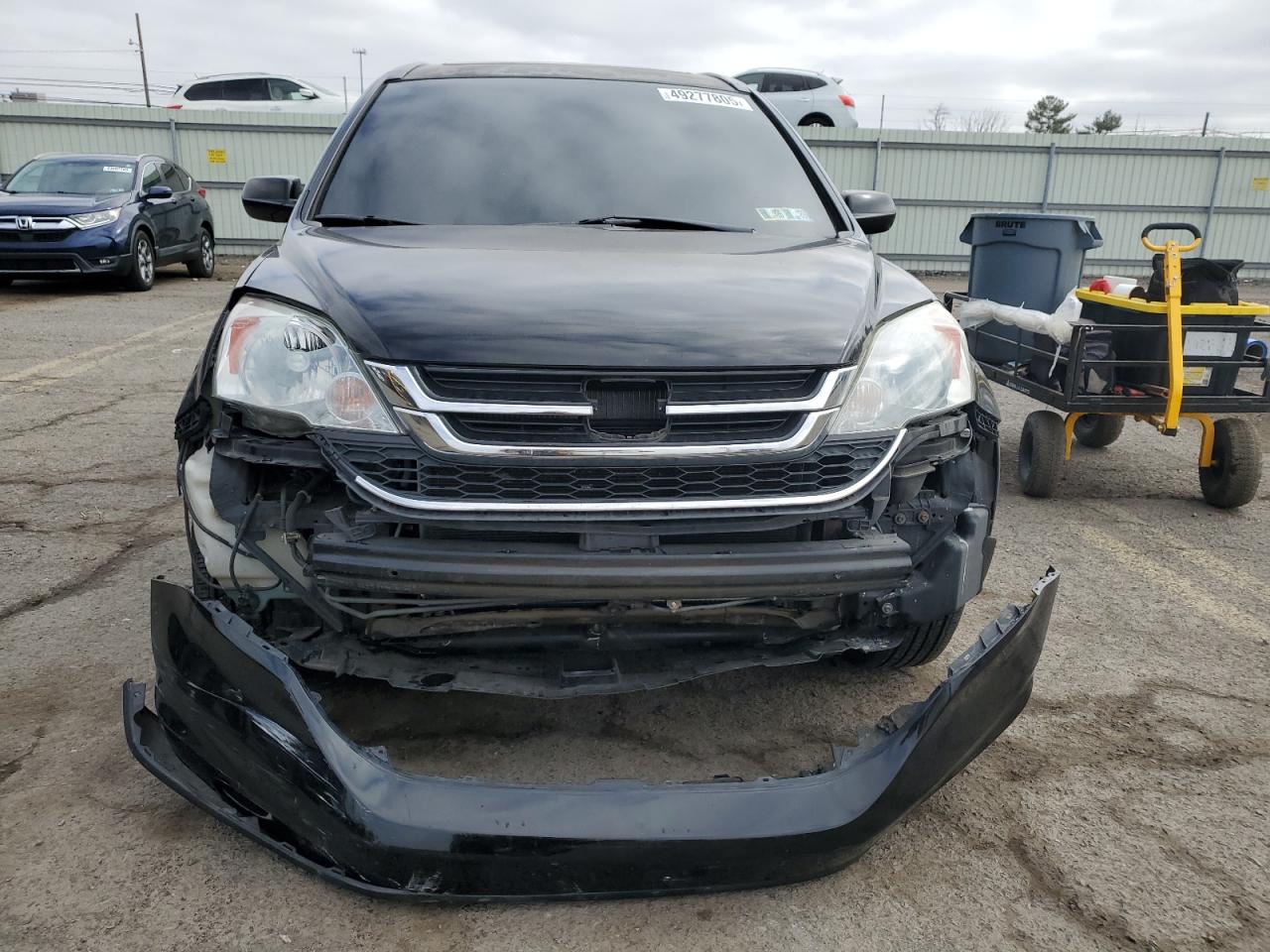 2010 Honda CR-V VIN 5J6RE4H58AL052941 Copart auction photo, front end damage thumbnail 5