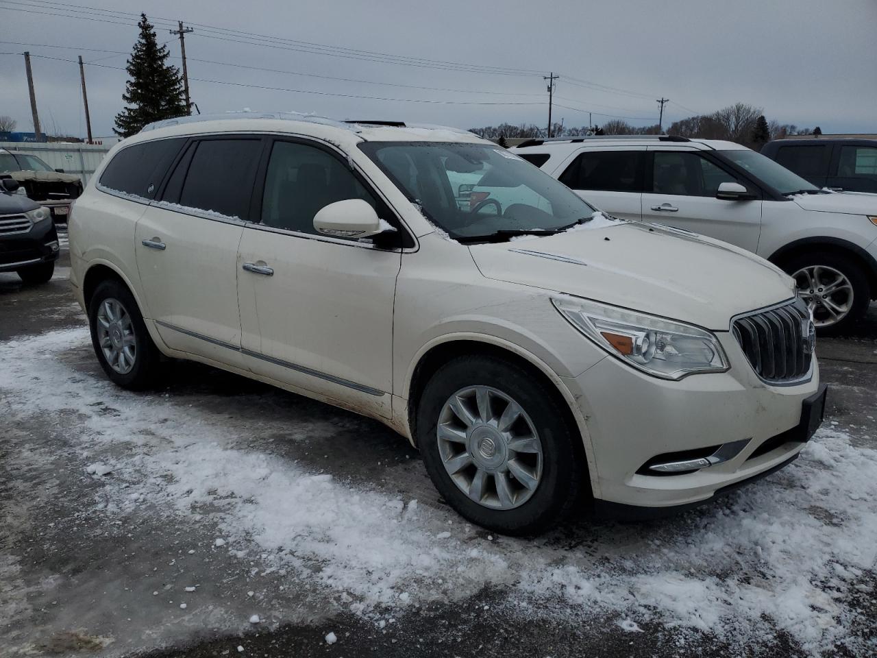 2014 Buick Enclave VIN 5GAKVCKD8EJ252478 Copart auction photo, front end damage thumbnail 4
