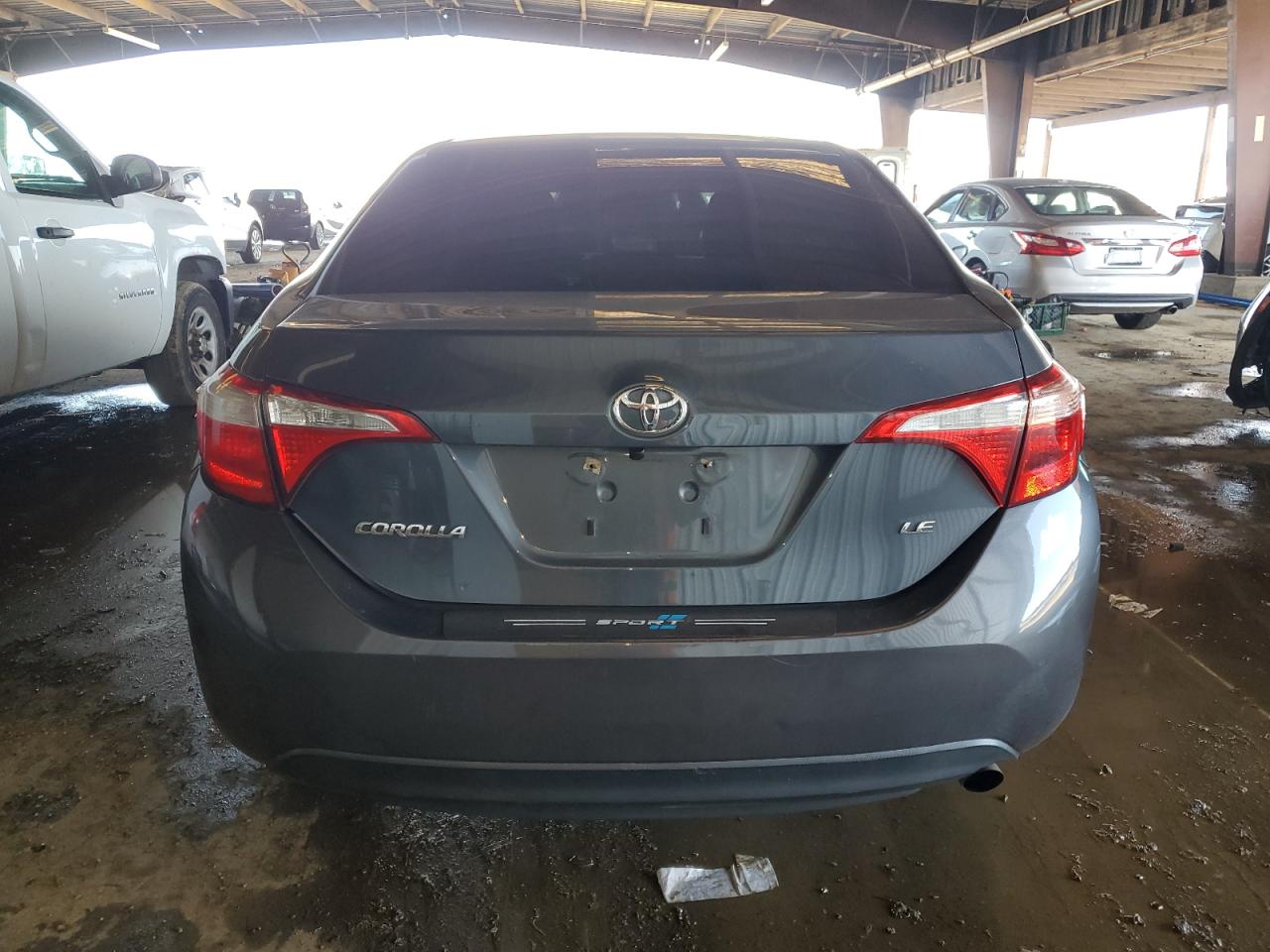 2015 Toyota Corolla VIN 5YFBURHE0FP342807 Copart auction photo, all over / front end damage thumbnail 6