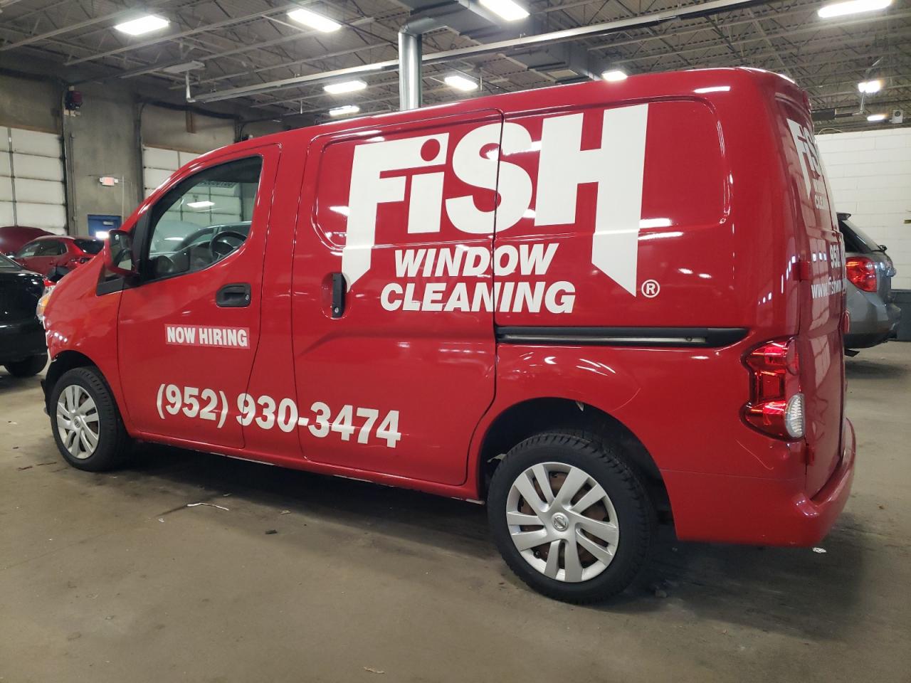 2015 Nissan NV VIN 3N6CM0KN8FK711390 Copart auction photo, front end damage thumbnail 2