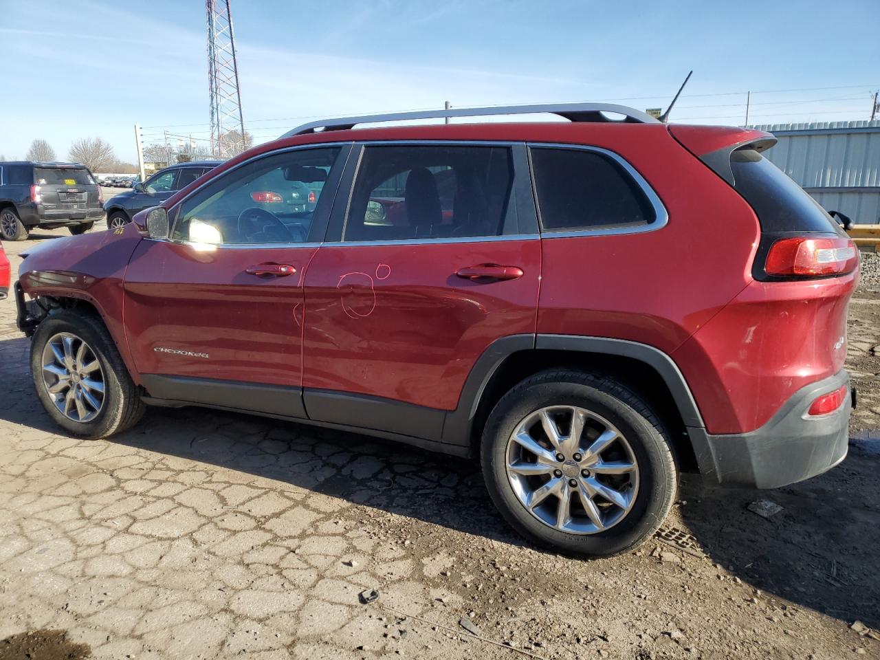 2014 Jeep Grand Cherokee VIN 1C4PJMDB0EW160026 Copart auction photo, front end / minor dent/scratches damage thumbnail 2