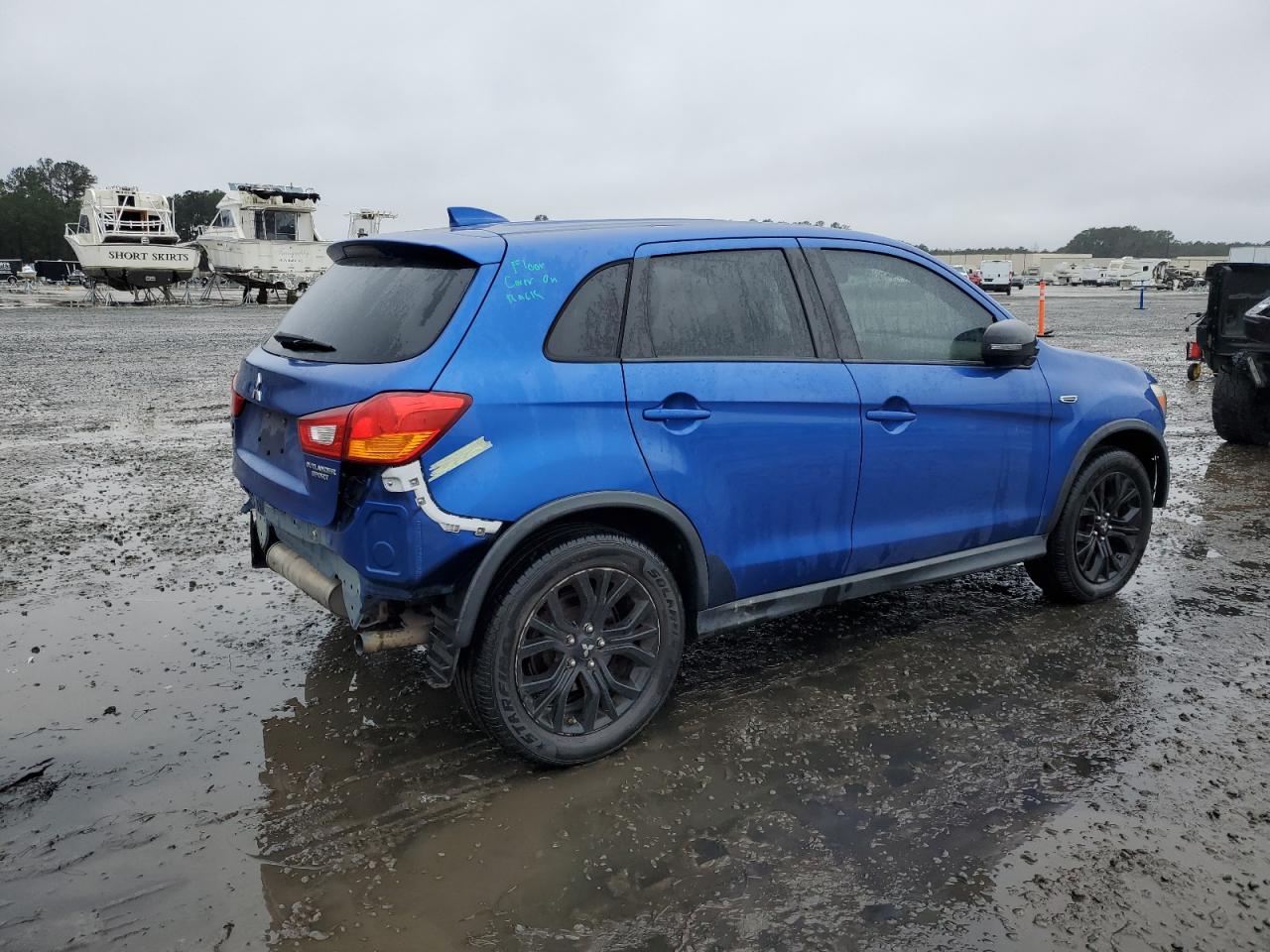 2017 Mitsubishi Outlander VIN JA4AP3AU4HZ049853 Copart auction photo, rear end / front end damage thumbnail 3