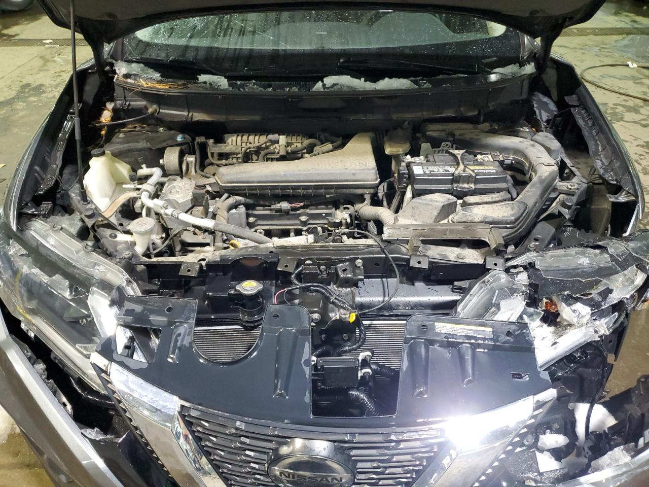 2019 Nissan Rogue VIN 5N1AT2MV2KC743284 Copart auction photo, front end / side damage thumbnail 12