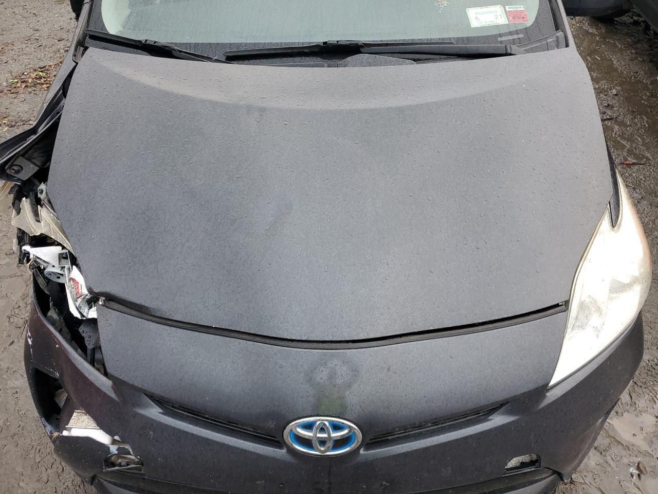 2015 Toyota Prius VIN JTDKN3DU2F0415841 Copart auction photo, front end / side damage thumbnail 11