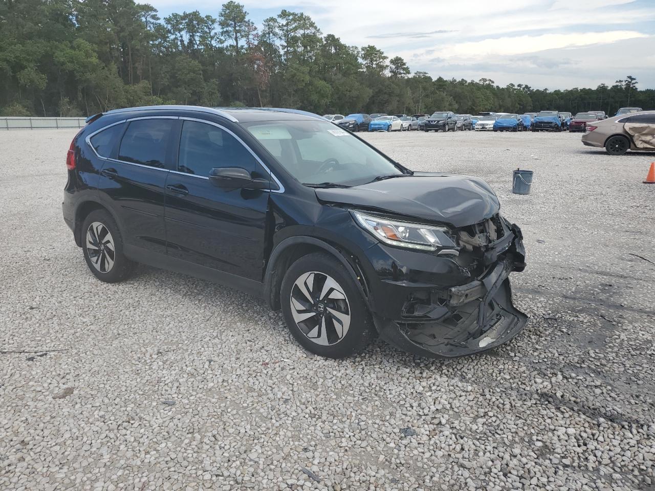 2015 Honda CR-V VIN 5J6RM3H9XFL016496 Copart auction photo, front end damage thumbnail 4