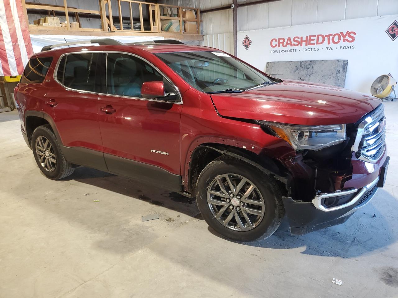 2017 GMC Acadia VIN 1GKKNMLS3HZ128324 Copart auction photo, front end damage thumbnail 4