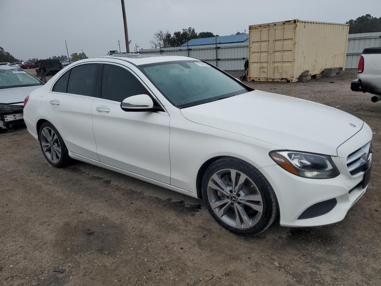 2018 Mercedes-Benz C-klasse VIN 55SWF4JB6JU271338 Copart auction photo, all over / hail damage thumbnail 4