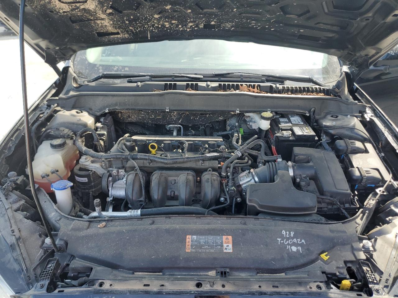 2019 Ford Fusion VIN 3FA6P0G71KR111917 Copart auction photo, front end / rear end damage thumbnail 11