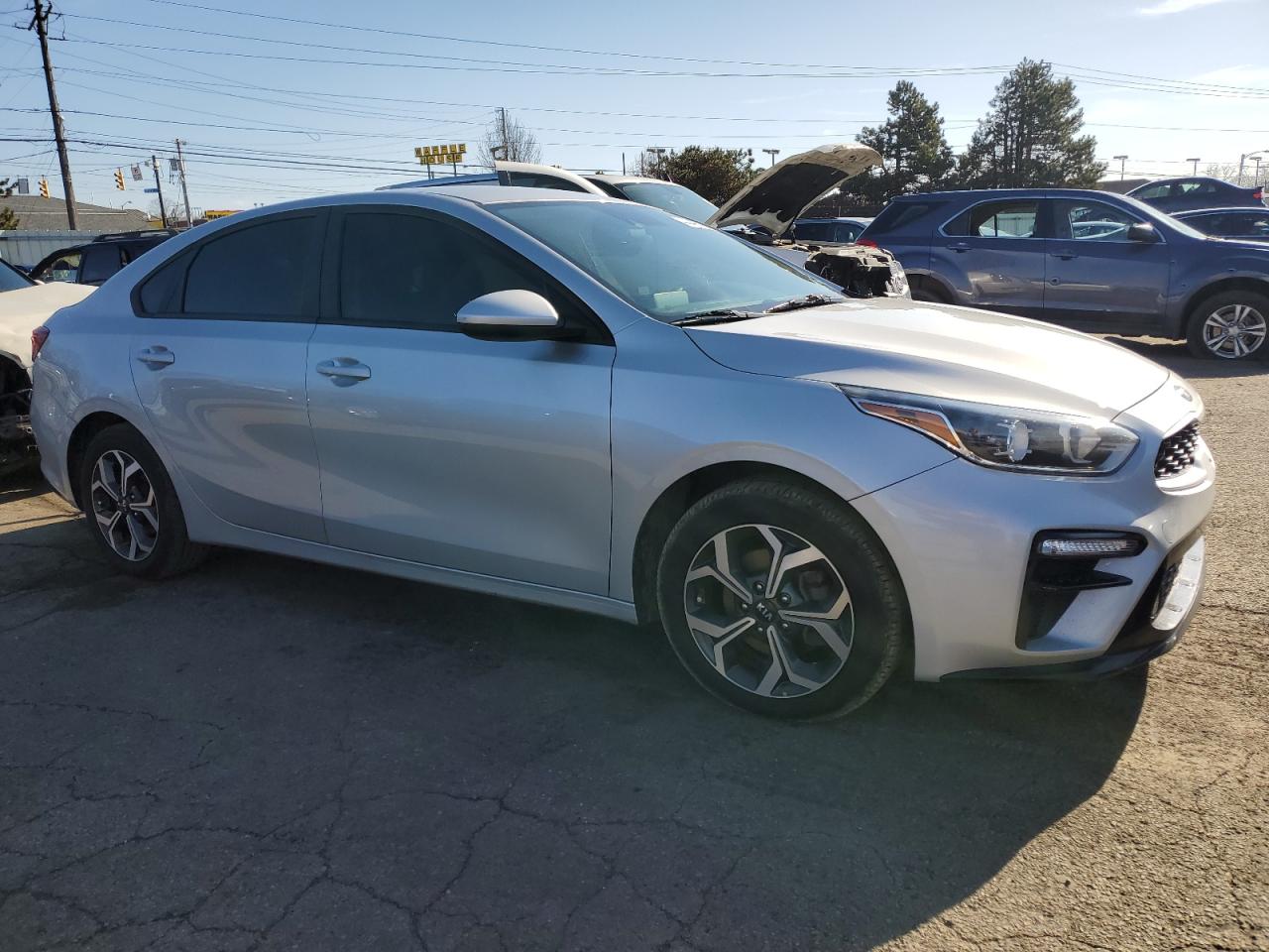 2021 KIA Forte VIN 3KPF24AD9ME290720 Copart auction photo, front end damage thumbnail 4
