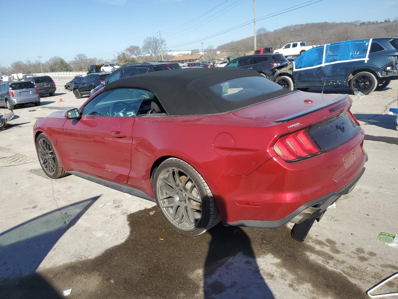 2020 Ford Mustang VIN 1FATP8UH9L5189817 Copart auction photo, rear end damage thumbnail 2