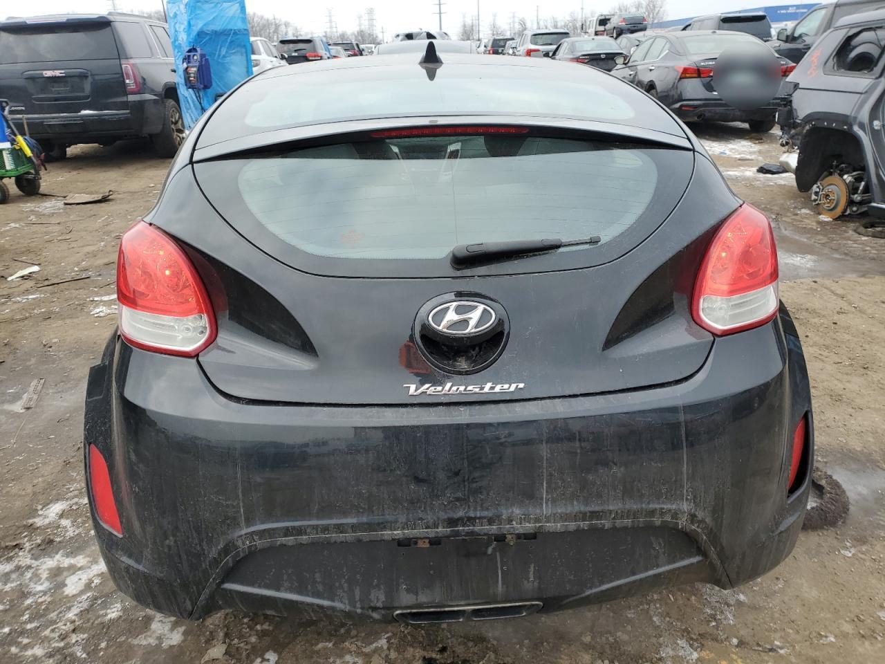2013 Hyundai Veloster VIN KMHTC6AD1DU105035 Copart auction photo, side damage thumbnail 6
