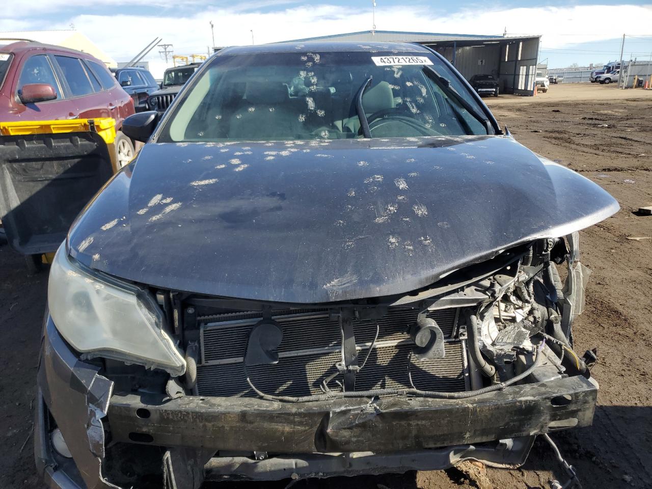 2014 Toyota Camry VIN 4T1BD1FK7EU100944 Copart auction photo, front end / side damage thumbnail 5