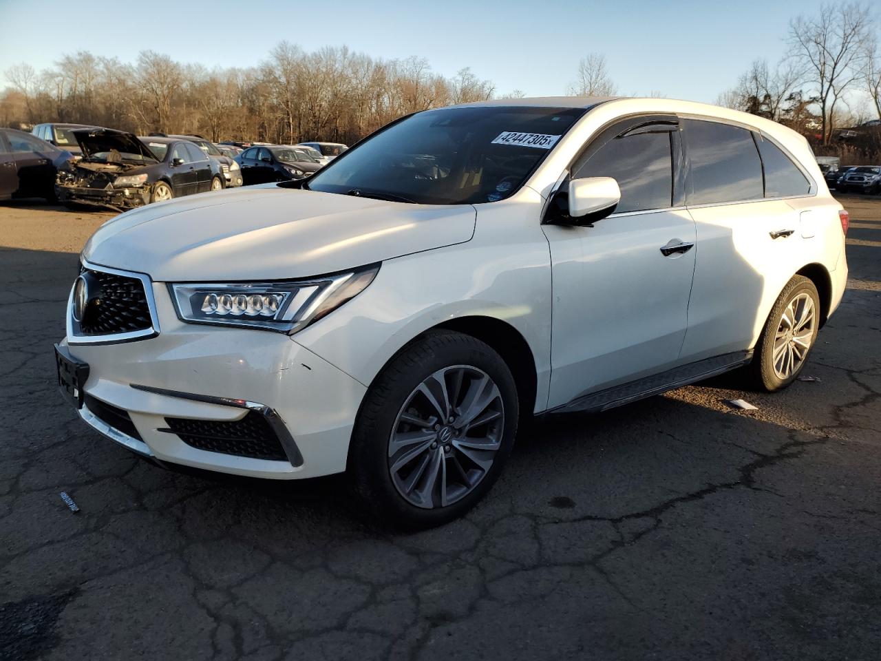 2017 Acura MDX VIN 5J8YD4H50HL000722