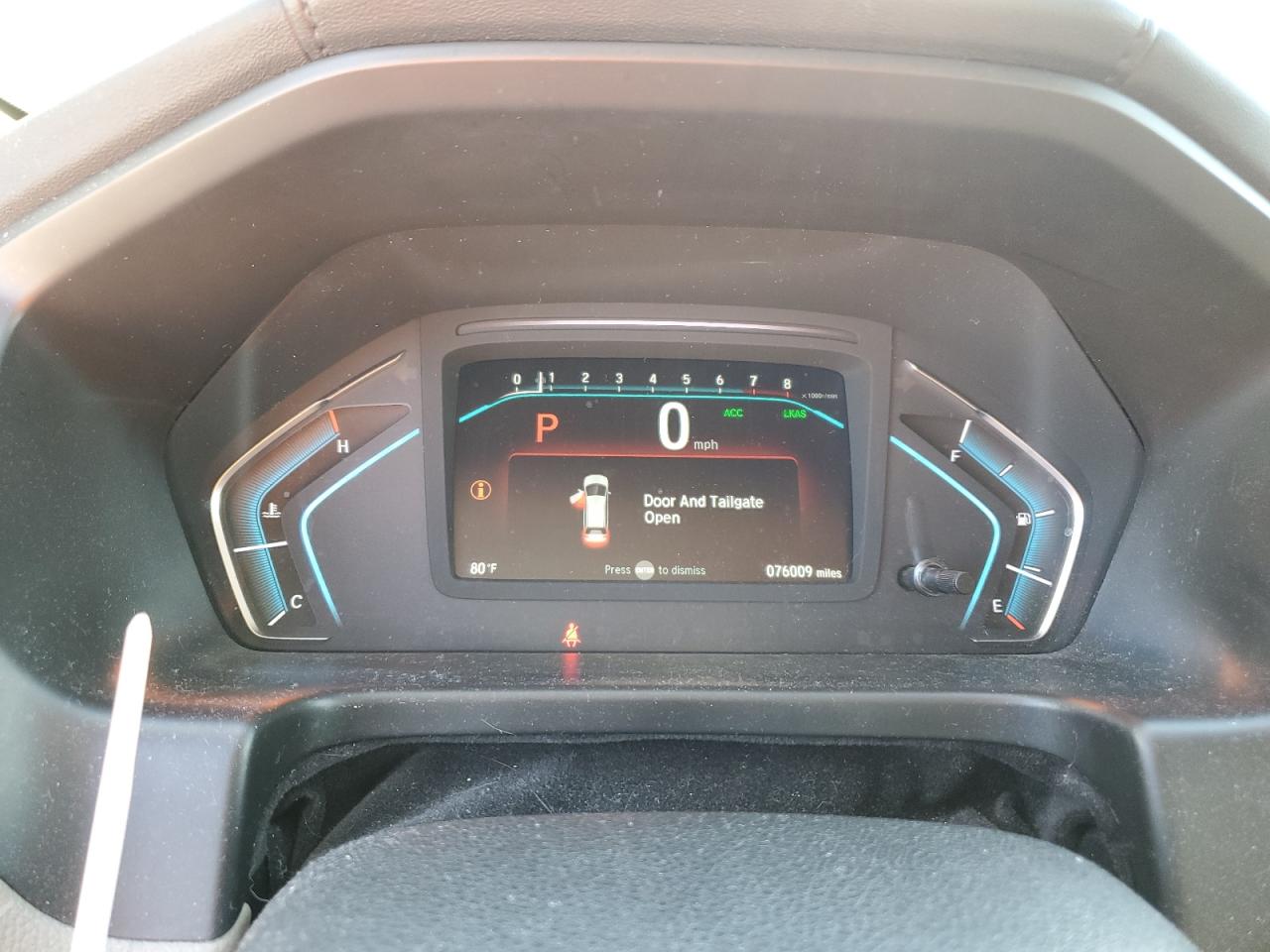2020 Honda Odyssey VIN 5FNRL6H75LB050496 Copart auction photo, rear end / front end damage thumbnail 9