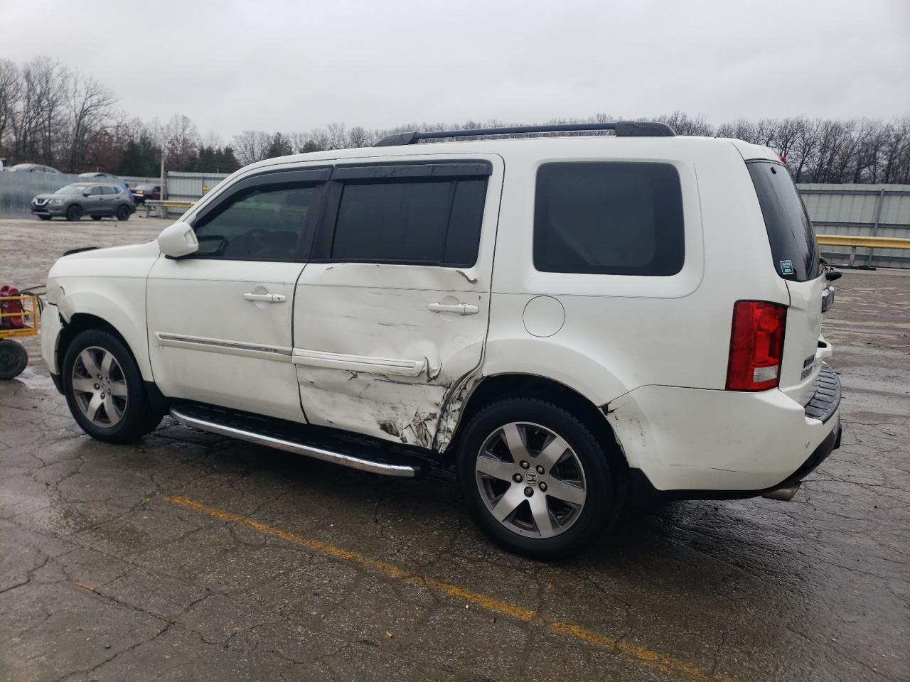 2014 Honda Pilot VIN 5FNYF4H98EB026155 Copart auction photo, side / rear end damage thumbnail 2