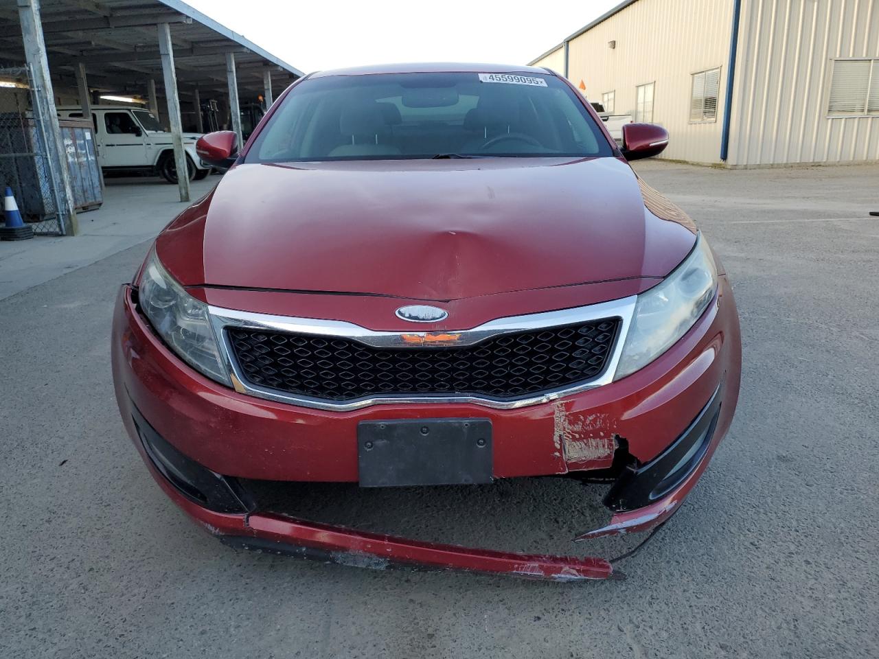 2013 KIA Optima VIN 5XXGM4A70DG109682 Copart auction photo, front end damage thumbnail 5