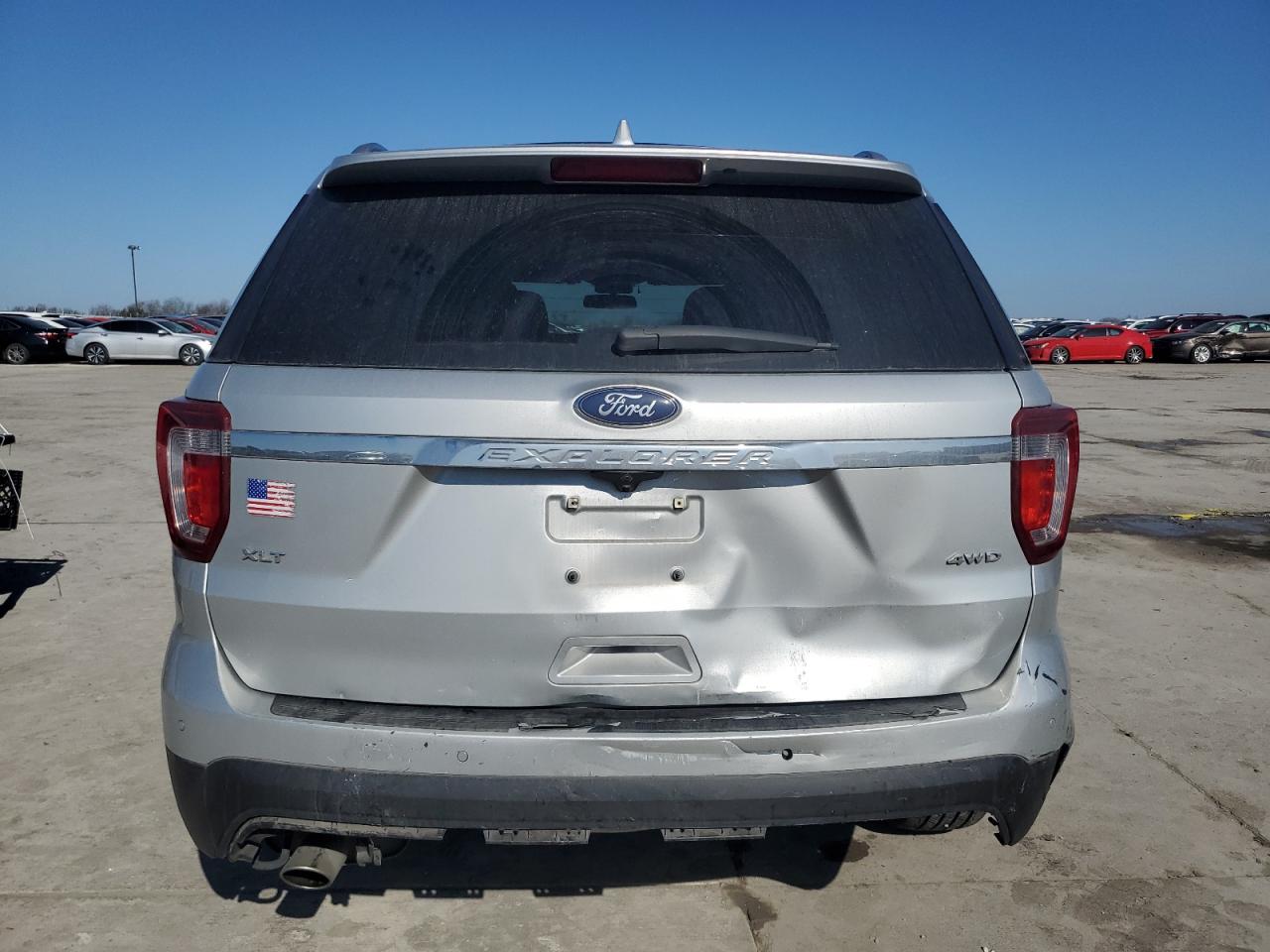 2017 Ford Explorer VIN 1FM5K8D88HGB90093 Copart auction photo, rear end damage thumbnail 6