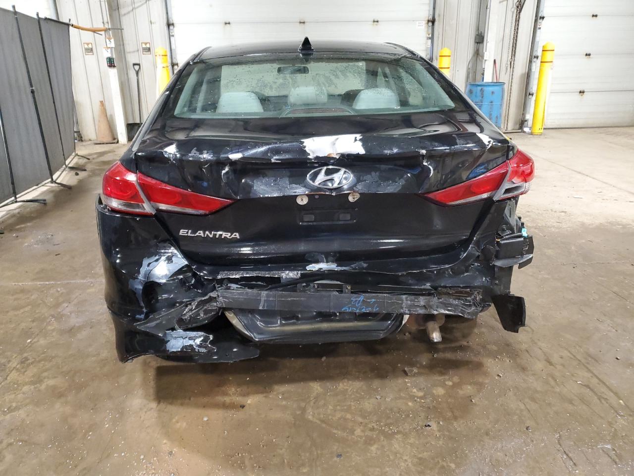 2018 Hyundai Elantra VIN 5NPD84LF5JH253904 Copart auction photo, rear end / front end damage thumbnail 6