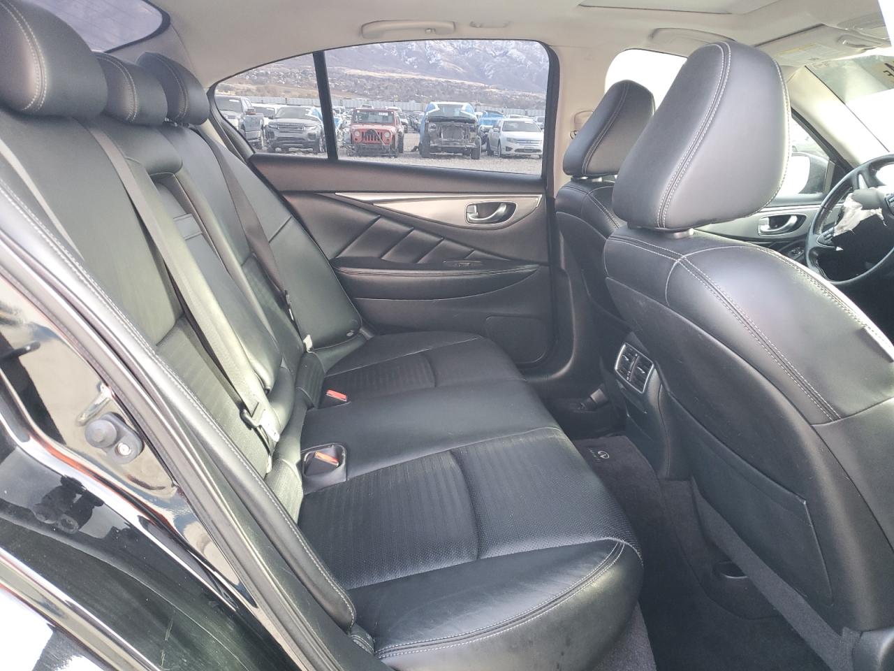 2014 Infiniti Q50 VIN JN1BV7AR1EM687766 Copart auction photo, front end damage thumbnail 11