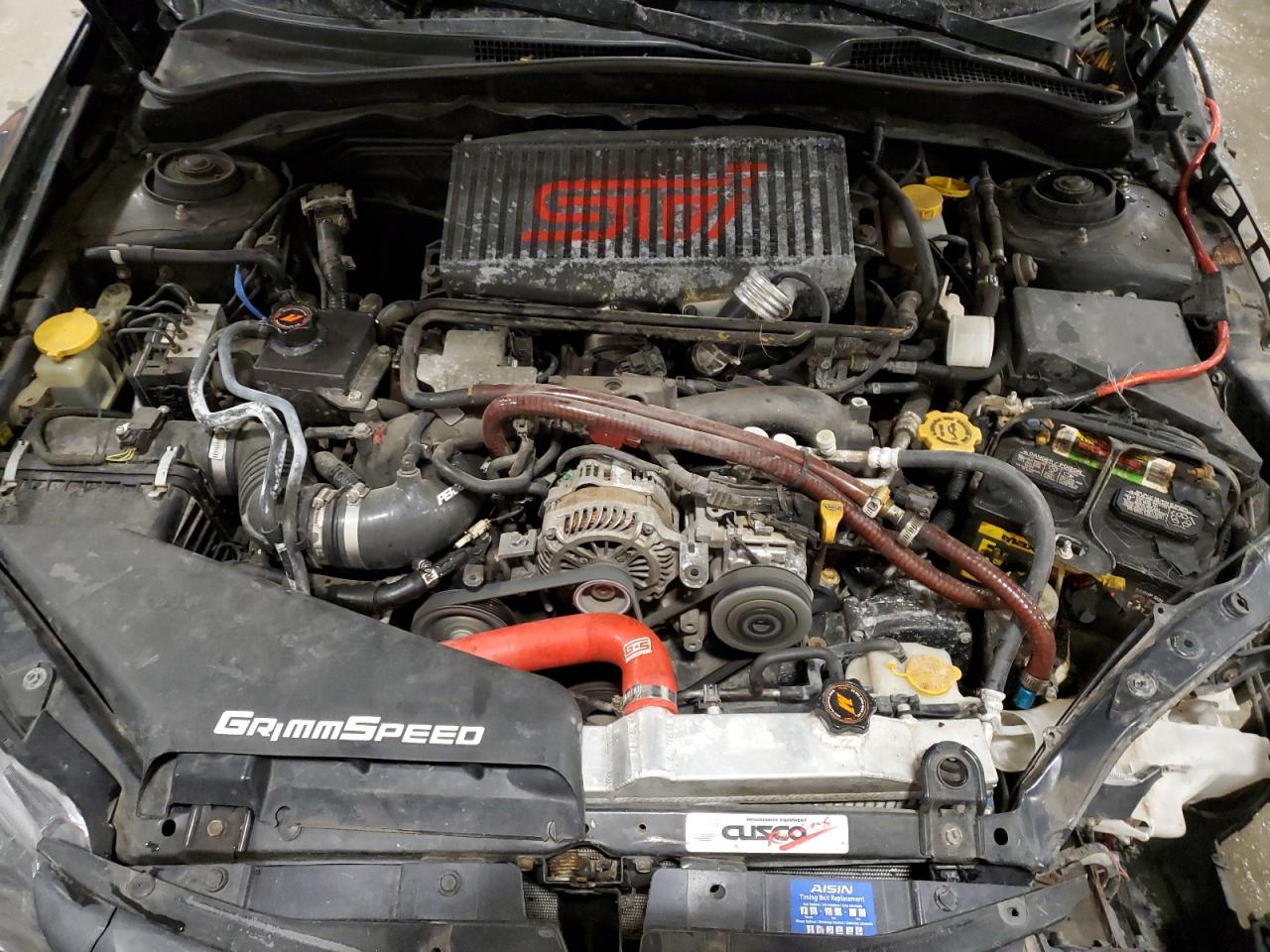 2008 Subaru WRX VIN JF1GR89698L831555 Copart auction photo, front end damage thumbnail 11