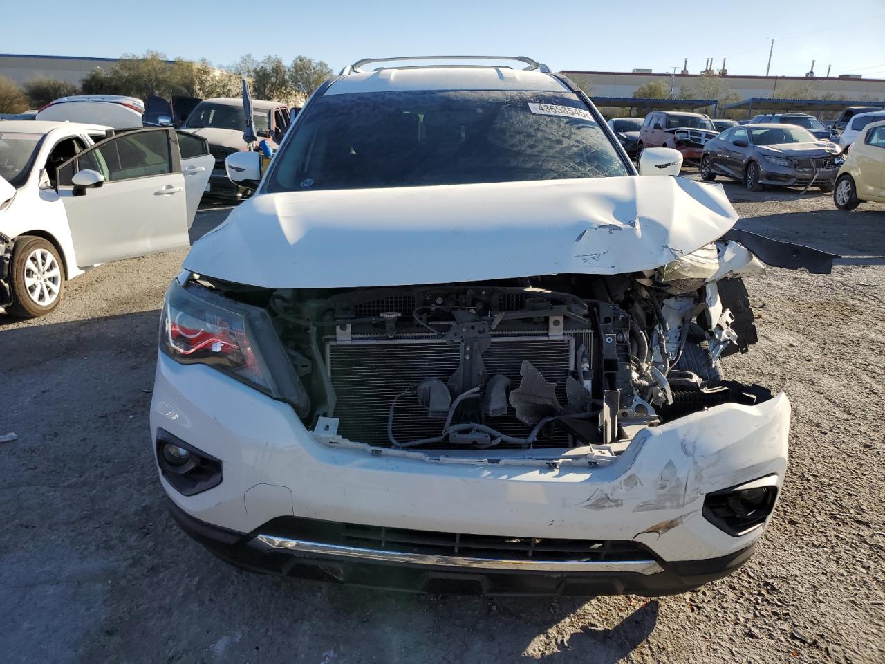 2017 Nissan Pathfinder VIN 5N1DR2MN2HC684998 Copart auction photo, front end damage thumbnail 5