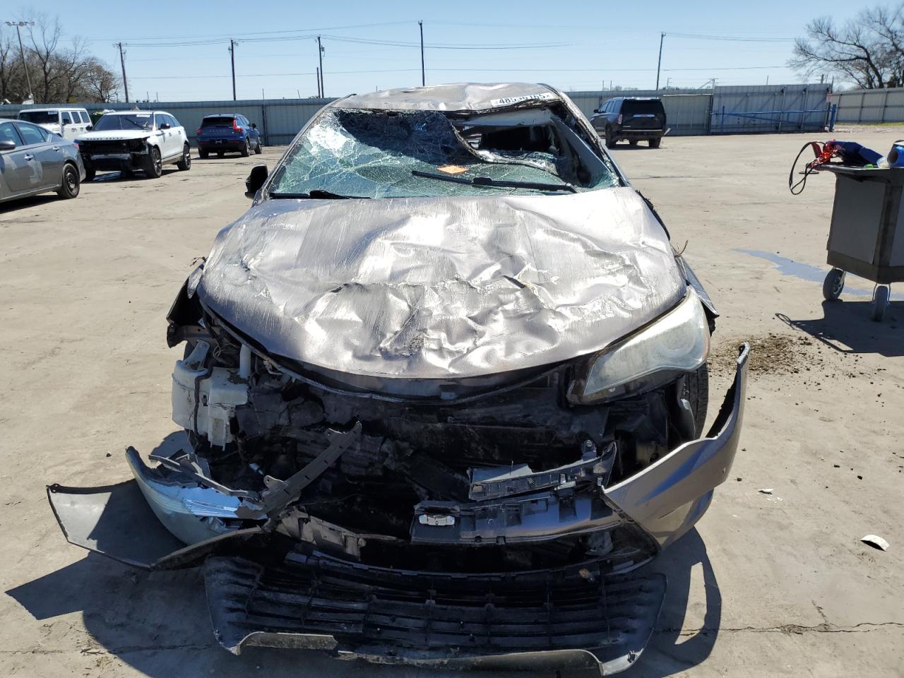 2017 Toyota Camry VIN 4T1BF1FKXHU338771 Copart auction photo, all over damage thumbnail 5