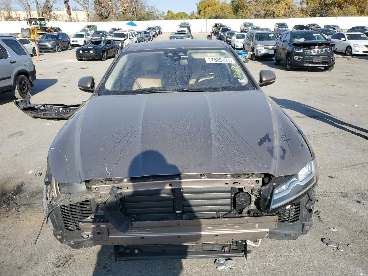 2017 Jaguar XF VIN SAJBK4BV0HCY26717 Copart auction photo, front end damage thumbnail 5