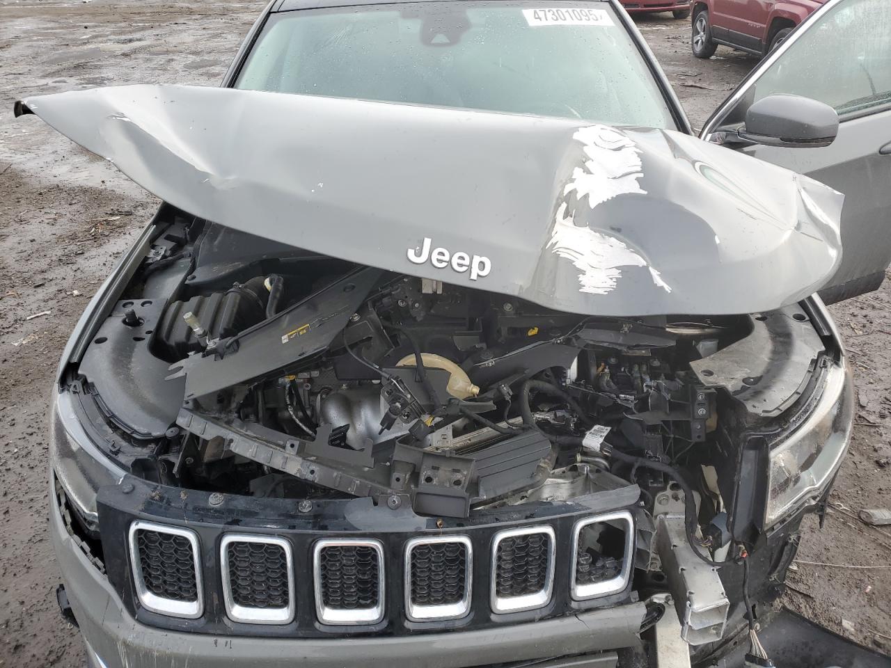 2021 Jeep Compass VIN 3C4NJDCB0MT551058 Copart auction photo, front end damage thumbnail 13