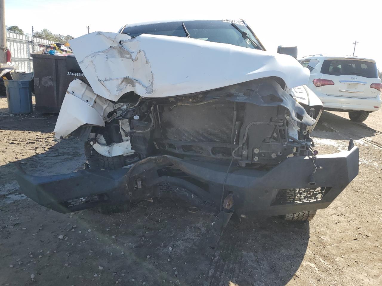 2018 RAM 1500 VIN 1C6RR7LT1JS288135 Copart auction photo, front end / side damage thumbnail 5