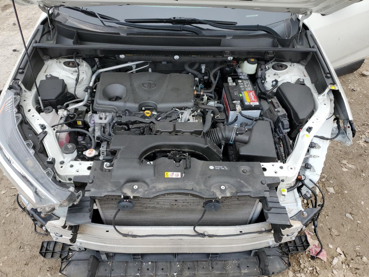 2019 Toyota RAV 4 VIN JTMN1RFV0KD036700 Copart auction photo, all over / undercarriage damage thumbnail 12