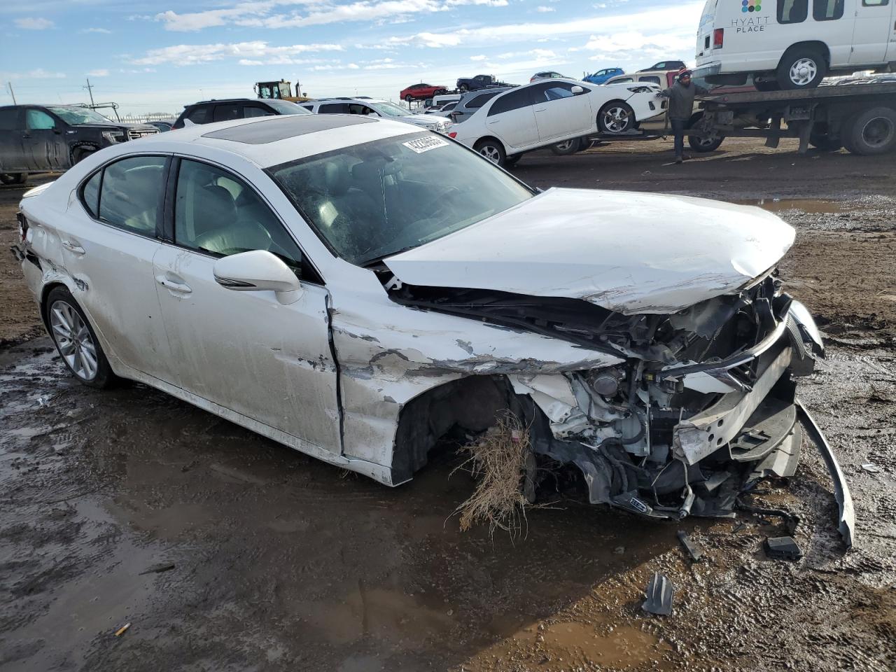2010 Lexus IS VIN JTHCF5C27A5041198 Copart auction photo, undercarriage / all over damage thumbnail 4