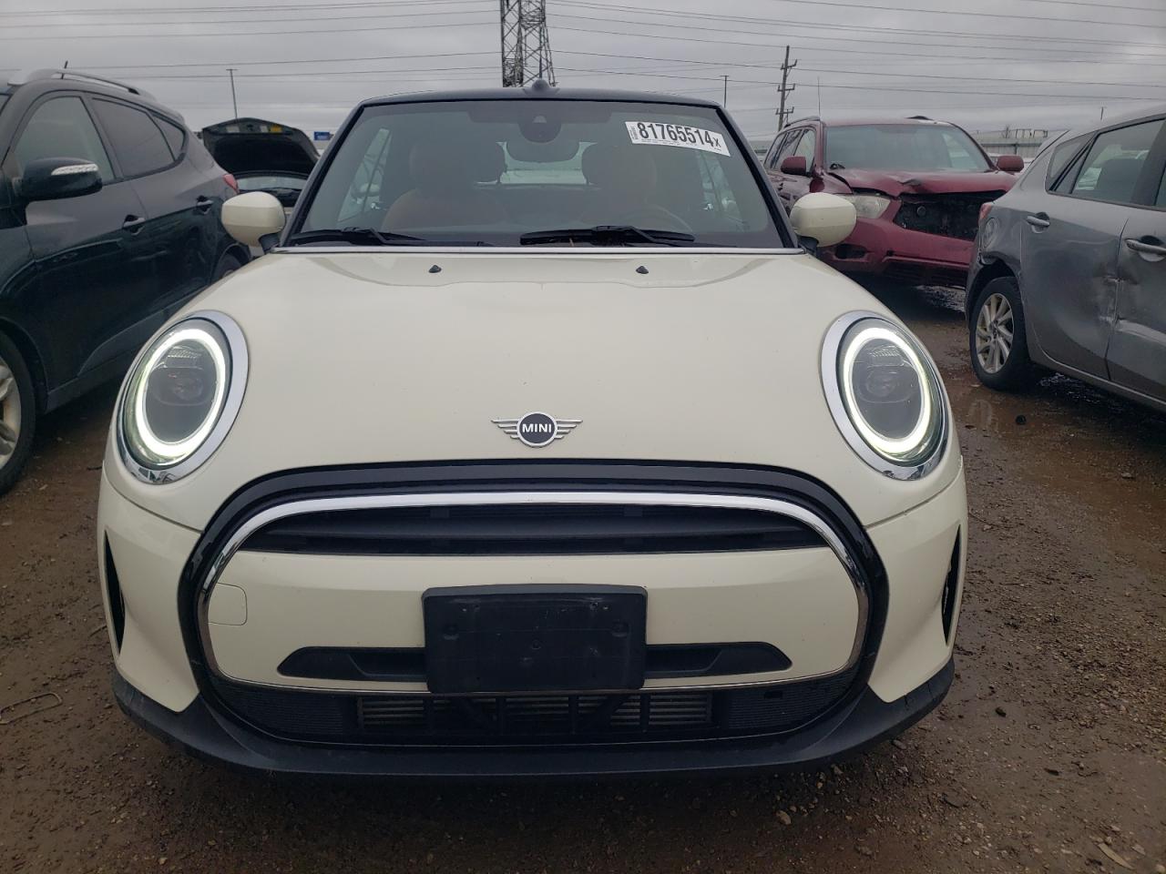 2022 MINI Cooper VIN WMW23DL00N3N34914 Copart auction photo, side damage thumbnail 5