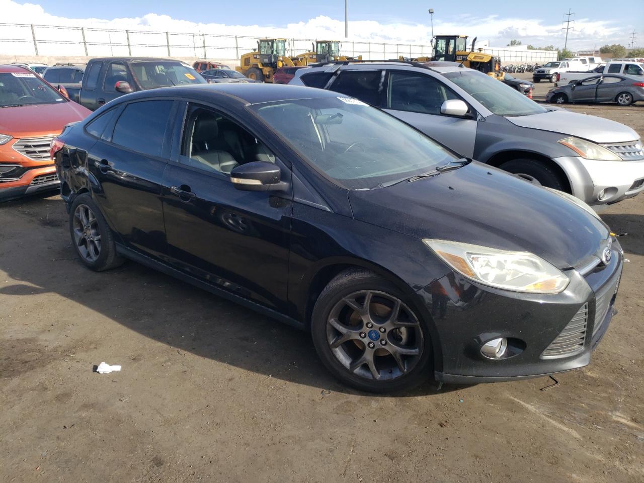 2013 Ford Focus VIN 1FADP3F28DL195766 Copart auction photo, rear end damage thumbnail 4