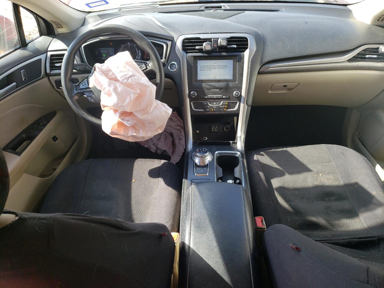 2019 Ford Fusion VIN 3FA6P0LU7KR102523 Copart auction photo, front end damage thumbnail 8