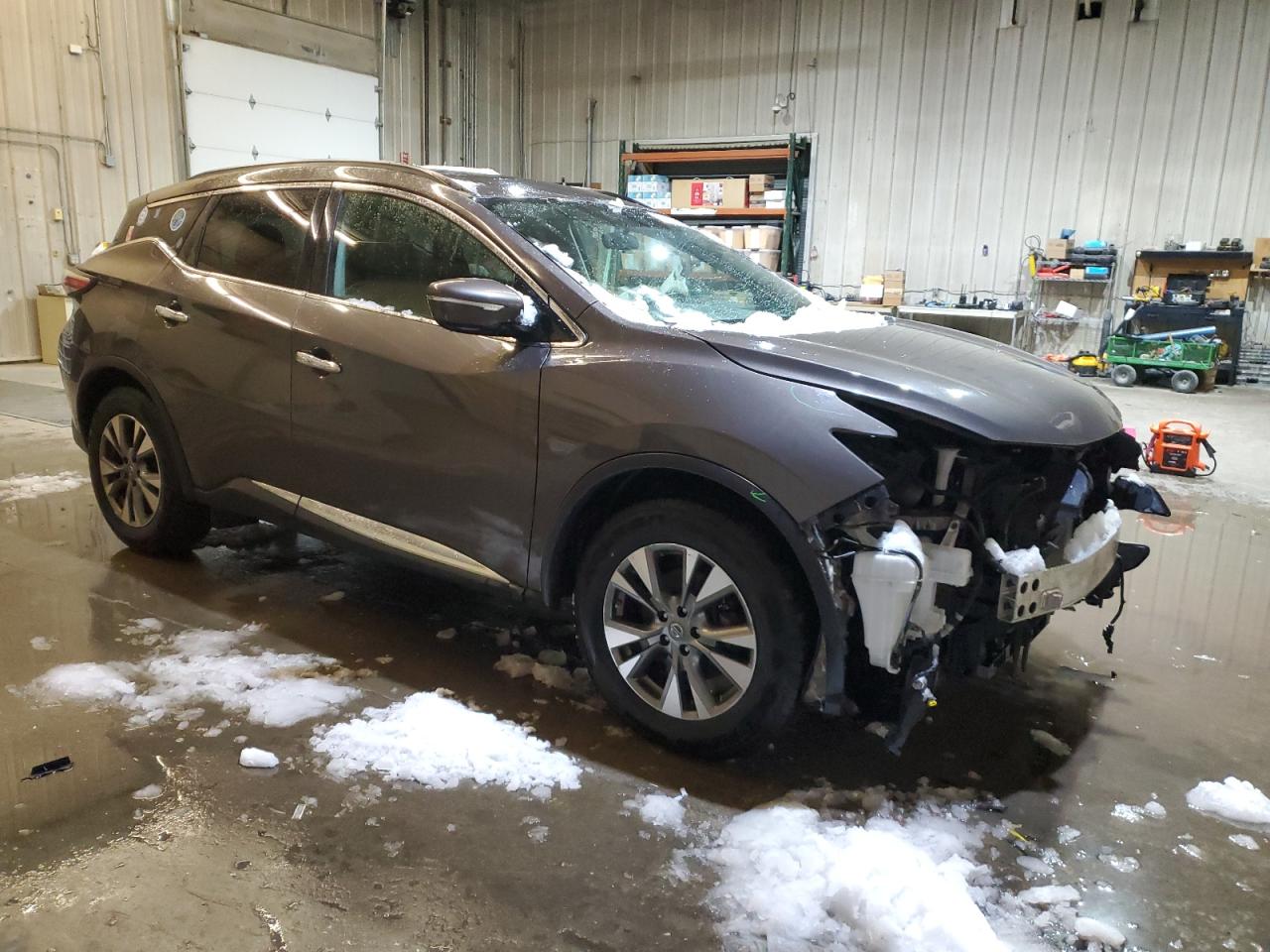 2015 Nissan Murano VIN 5N1AZ2MH2FN240048 Copart auction photo, front end damage thumbnail 4