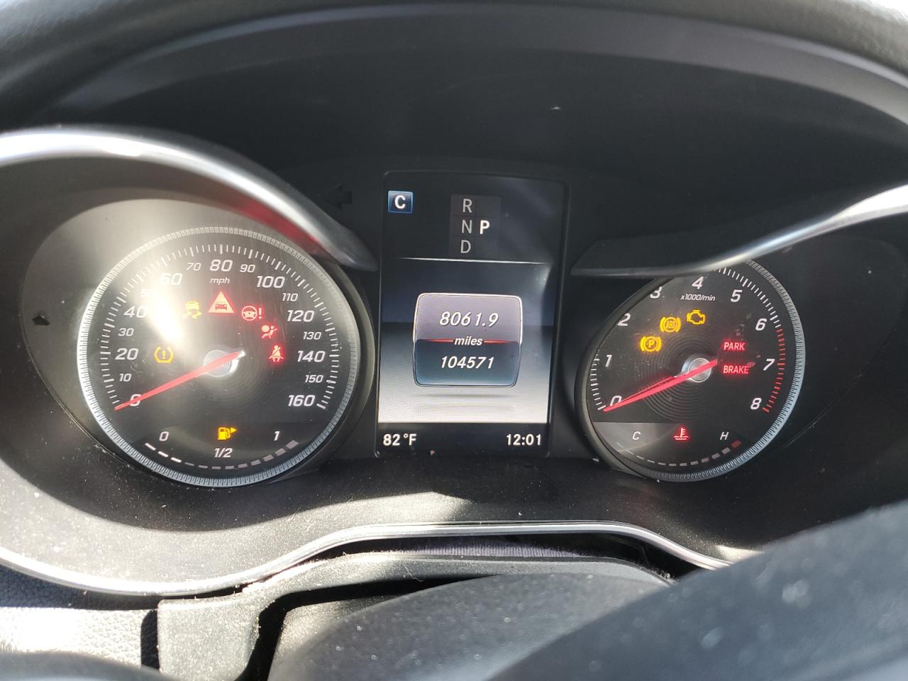 2018 Mercedes-Benz C-klasse VIN WDDWF4JBXJR357270 Copart auction photo, front end damage thumbnail 9