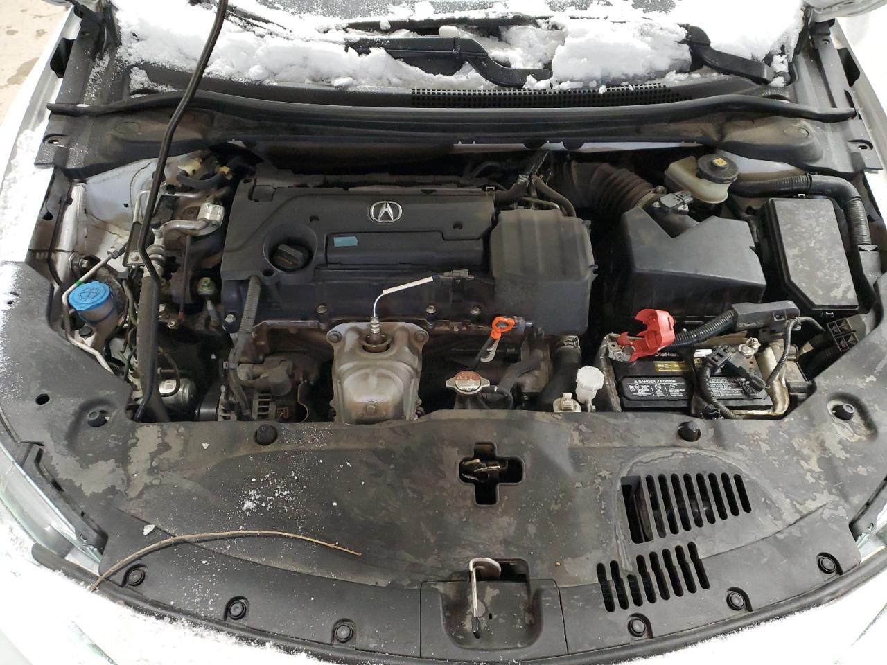 2020 Acura ILX VIN 19UDE2F81LA009110 Copart auction photo, side damage thumbnail 12