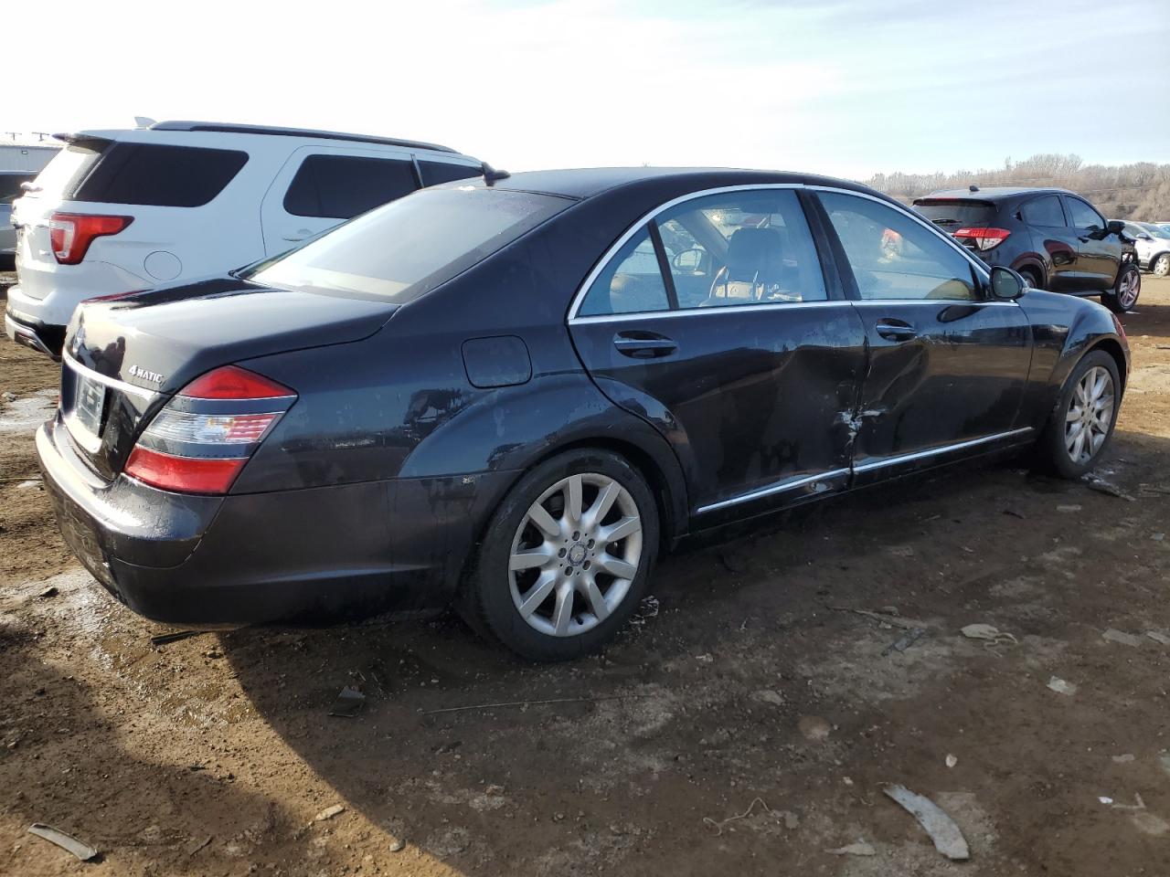 2008 Mercedes-Benz S-klasse VIN WDDNG86X58A189034 Copart auction photo, rear end damage thumbnail 3