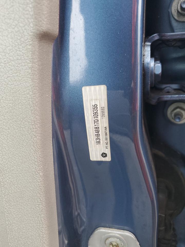2007 Dodge Caliber VIN 1B3HB48B17D109355 Copart auction photo, side damage thumbnail 13