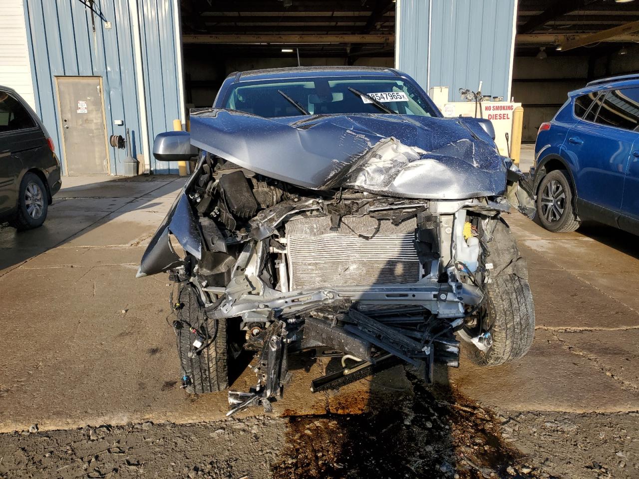 2020 Chevrolet Colorado VIN 1GCGTCEN3L1248382 Copart auction photo, front end / mechanical damage thumbnail 5