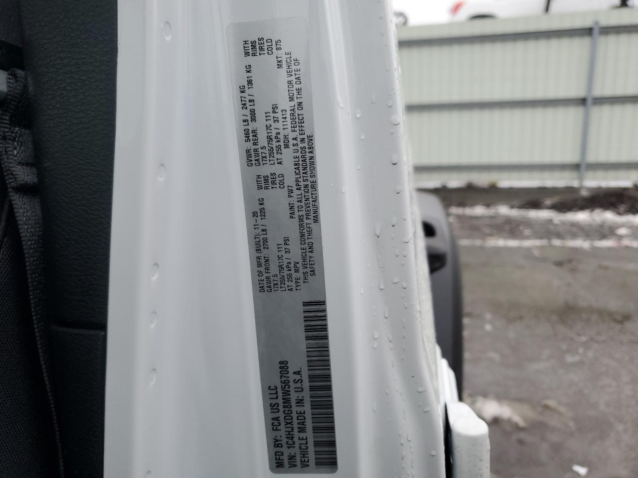 2021 Jeep Wrangler VIN 1C4HJXDG8MW567088 Copart auction photo, undercarriage / front end damage thumbnail 12