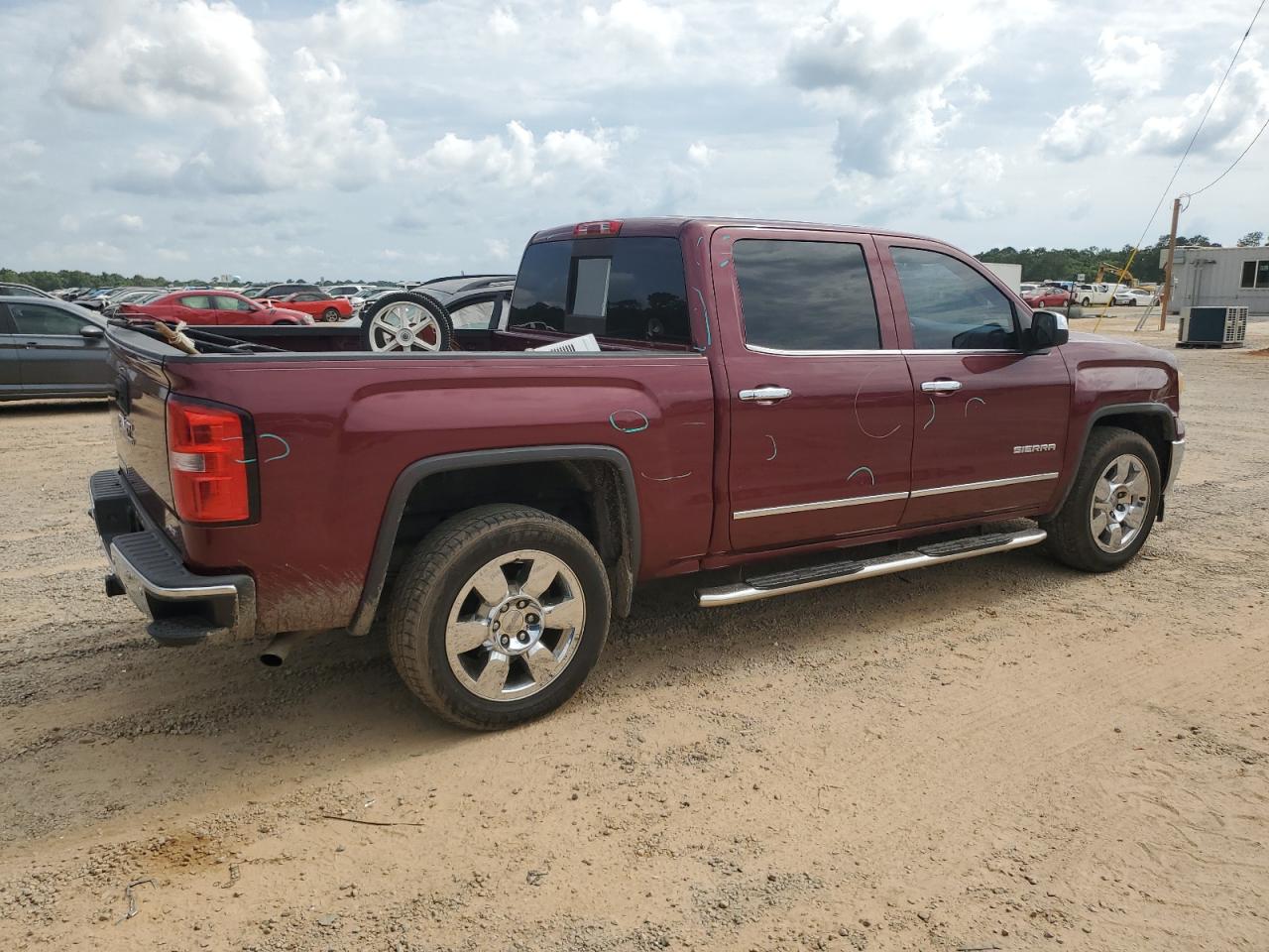 2015 GMC Sierra VIN 3GTP1VEC9FG458684 Copart auction photo, all over damage thumbnail 3
