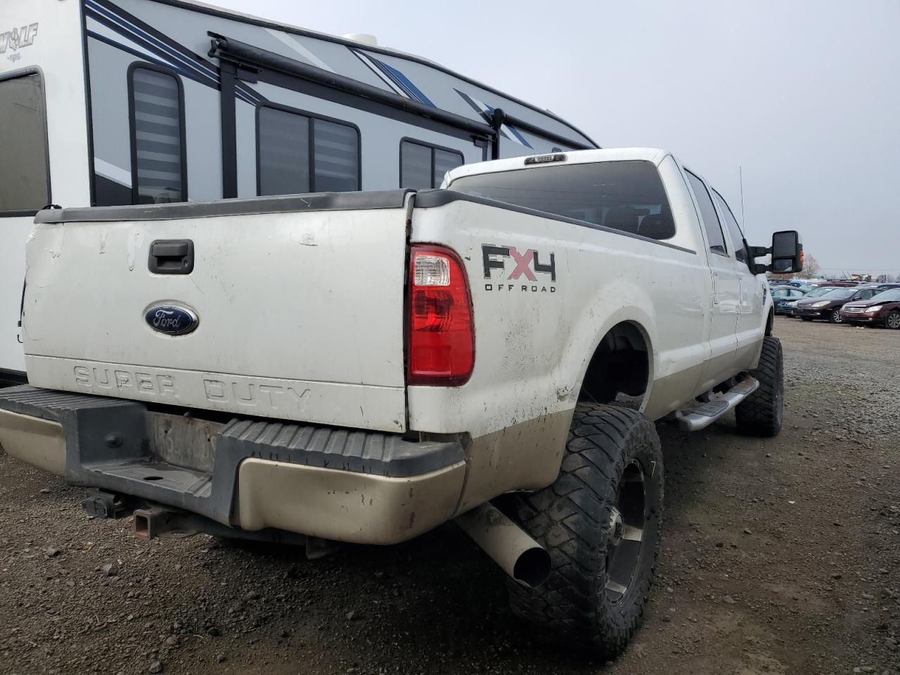 2010 Ford F350 VIN 1FTWW3BR2AEA62395 Copart auction photo, rollover damage thumbnail 3