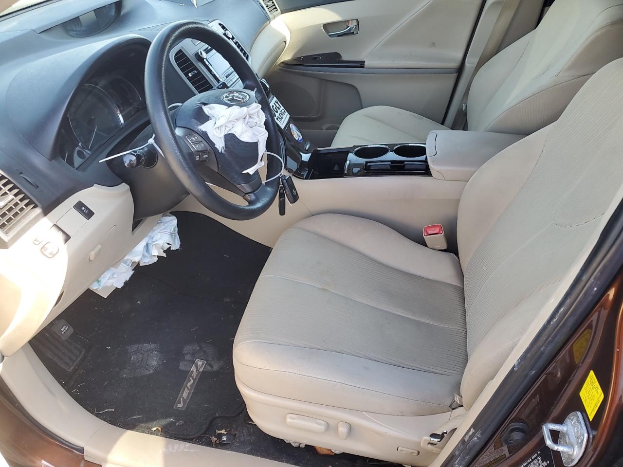 2010 Toyota Venza VIN 4T3ZA3BB0AU029855 Copart auction photo, front end / side damage thumbnail 7