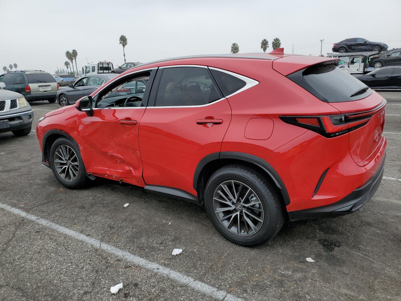 2024 Lexus NX VIN JTJADCAZ3R2009717 Copart auction photo, side / front end damage thumbnail 2