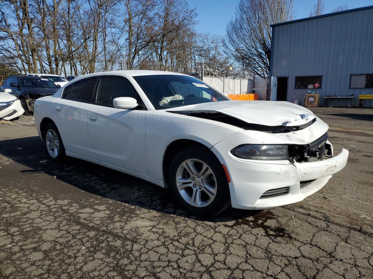 2019 Dodge Charger VIN 2C3CDXBG7KH509977 Copart auction photo, front end / undercarriage damage thumbnail 4